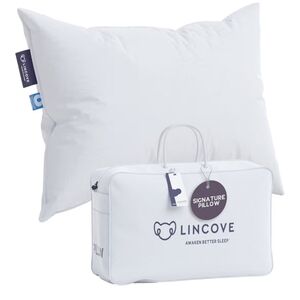 Lincove Signature 100% Natural Canadian White Down Luxury Sleeping Pillow - 800